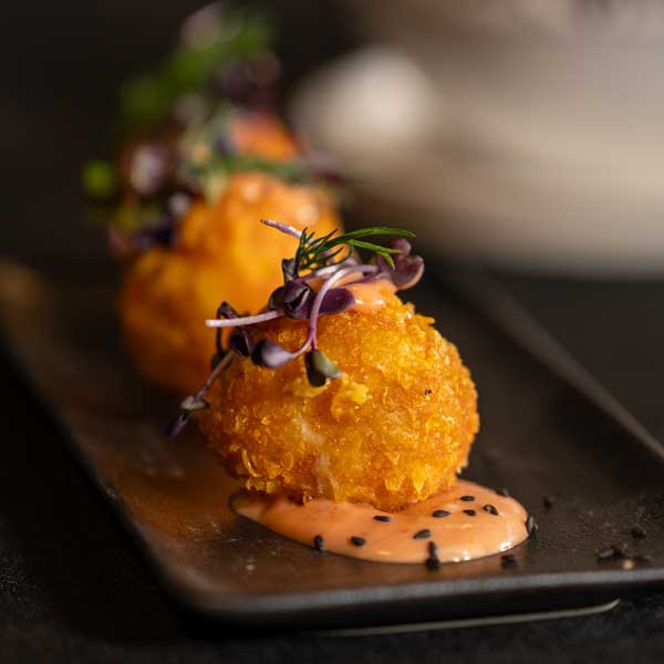 Stockfisch-Kroketten (polpetta die baccala)
